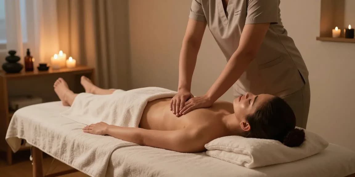 Experience 성남출장안마 with a professional therapist creating a serene home massage atmosphere.