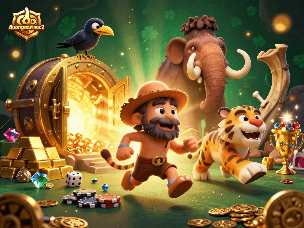 Engage in duongmatchuoc2 with lively prehistoric casino games featuring unique characters and rich treasures.