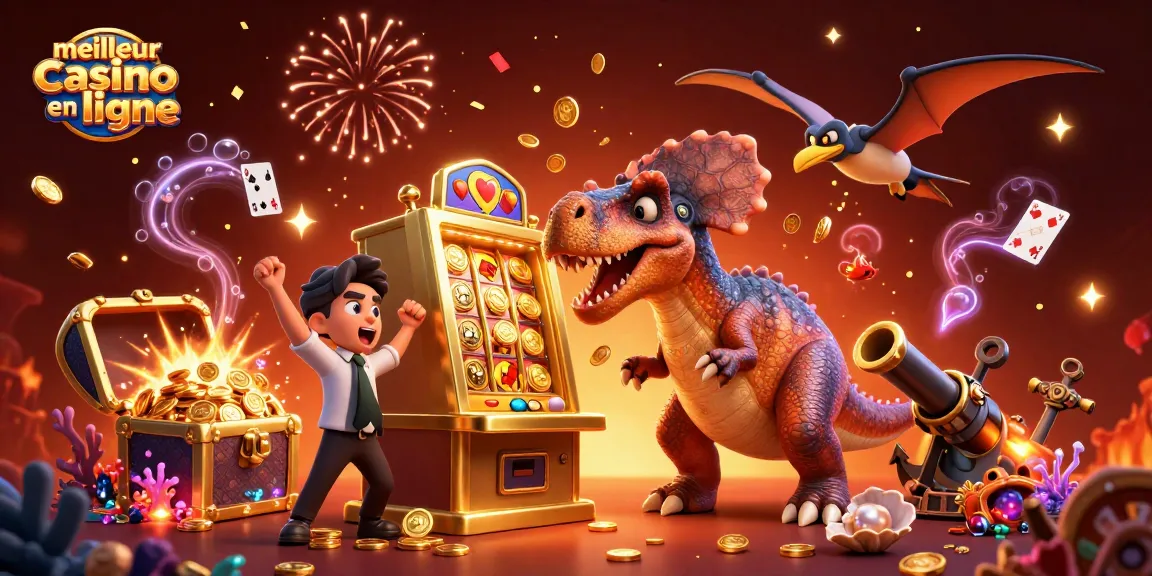 Découvrez le meilleur casino en ligne où un pachycephalosaurus fait gagner des jackpots en jouant.