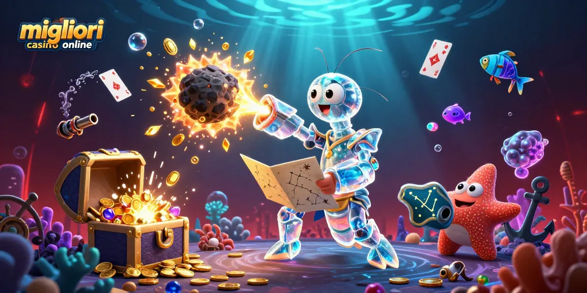 Gioca nei migliori casino online con il mantis shrimp e tesori scintillanti dell'azzurro profondo.
