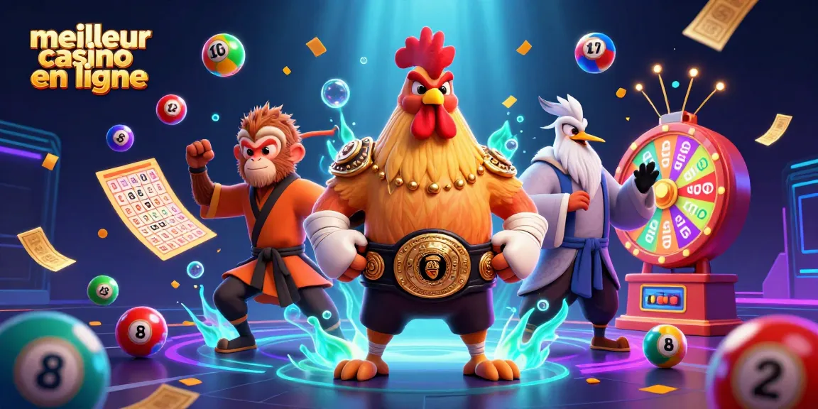 Découvrez le meilleur casino en ligne avec des jeux palpitants animés par un coq de Muay Thai, un singe Shaolin et un maître grue.