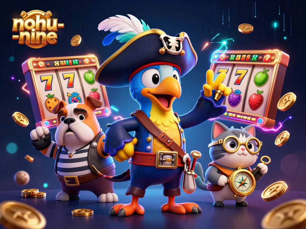 Experience thrilling gameplay with nohu-nine in dynamic casino slots featuring colorful characters.
