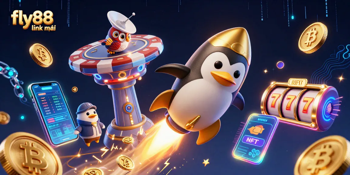 Experience the thrill of gaming at fly88 link mới with a dazzling digital casino scene.