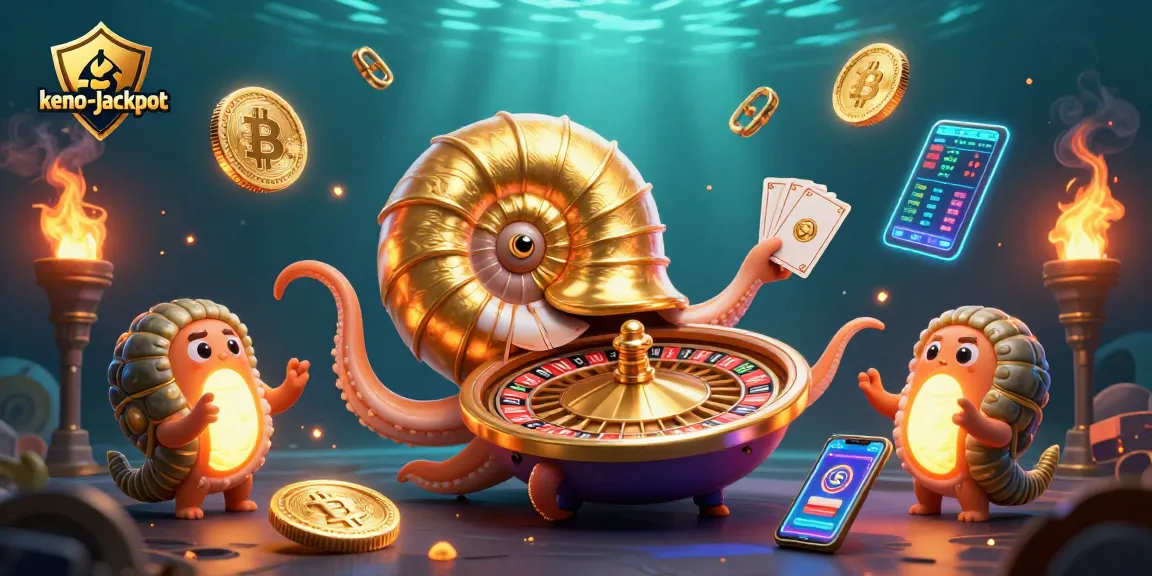 Spin to win with keno-jackpot and trace your fortune in this vibrant casino scene