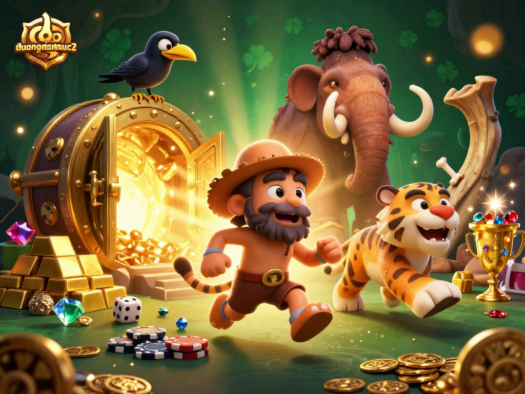 Engage in duongmatchuoc2 with lively prehistoric casino games featuring unique characters and rich treasures.
