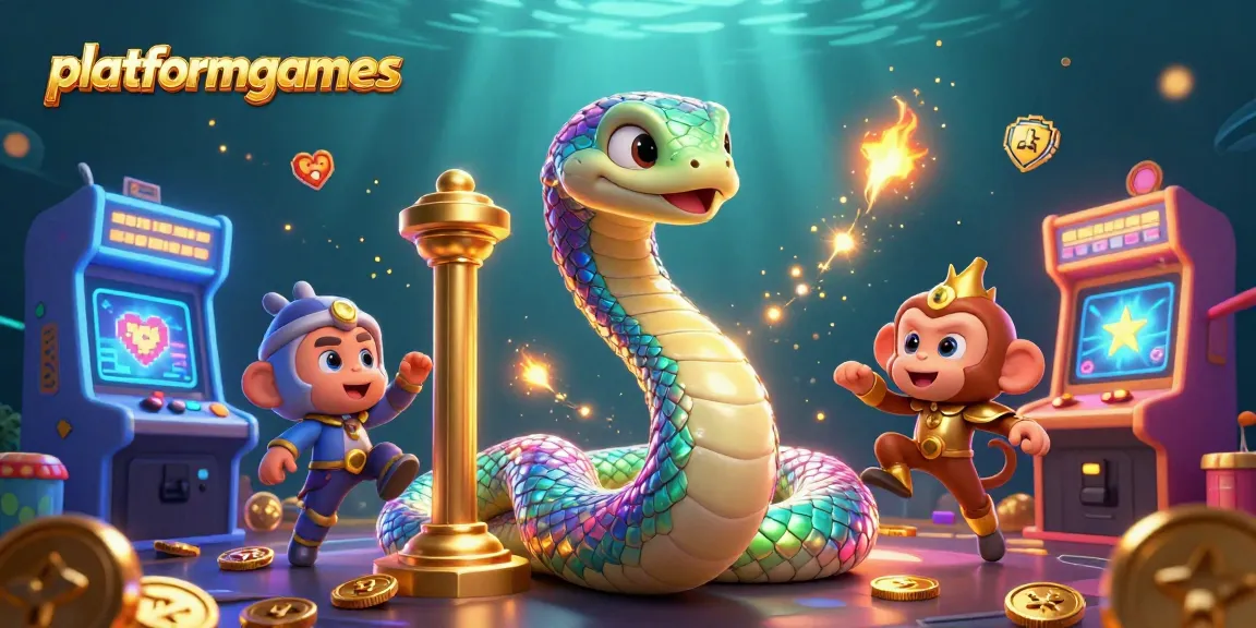 Engage with platformgames for exciting gaming experiences featuring a rainbow serpent and monkey king.