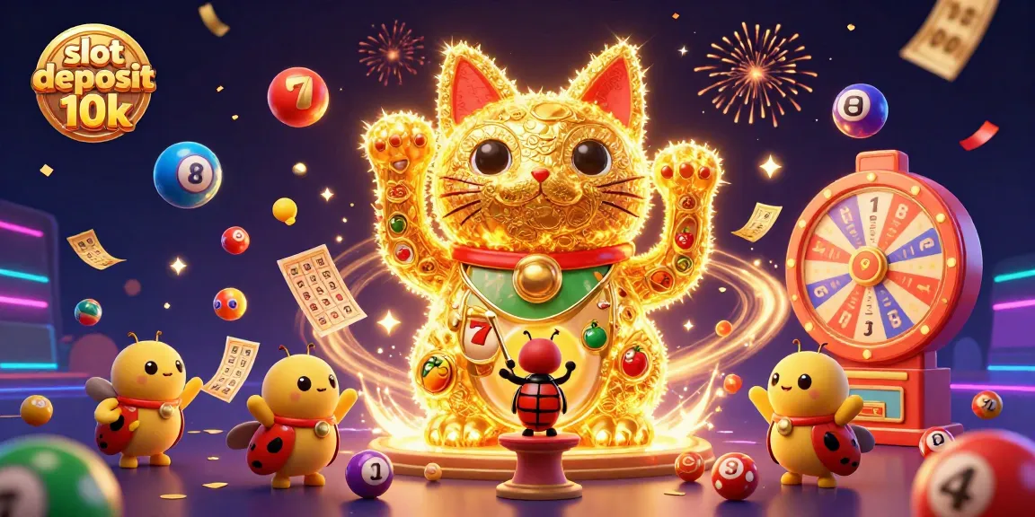 Experience the excitement of slot deposit 10k with vibrant characters and dynamic game elements.
