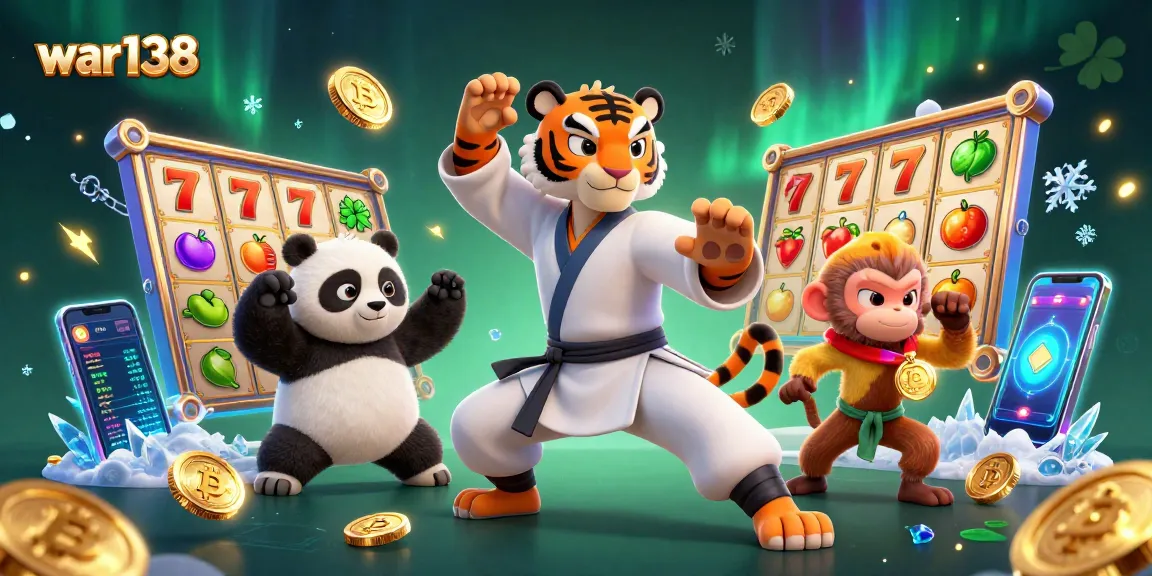 Play slots at war138 and win big with colorful characters and vibrant game elements!