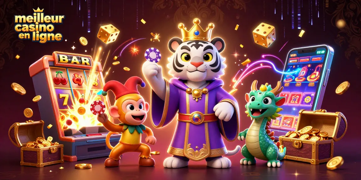 Jouez au meilleur casino en ligne avec un tigre royal et un dragon vivant aux côtés de jeux de casino