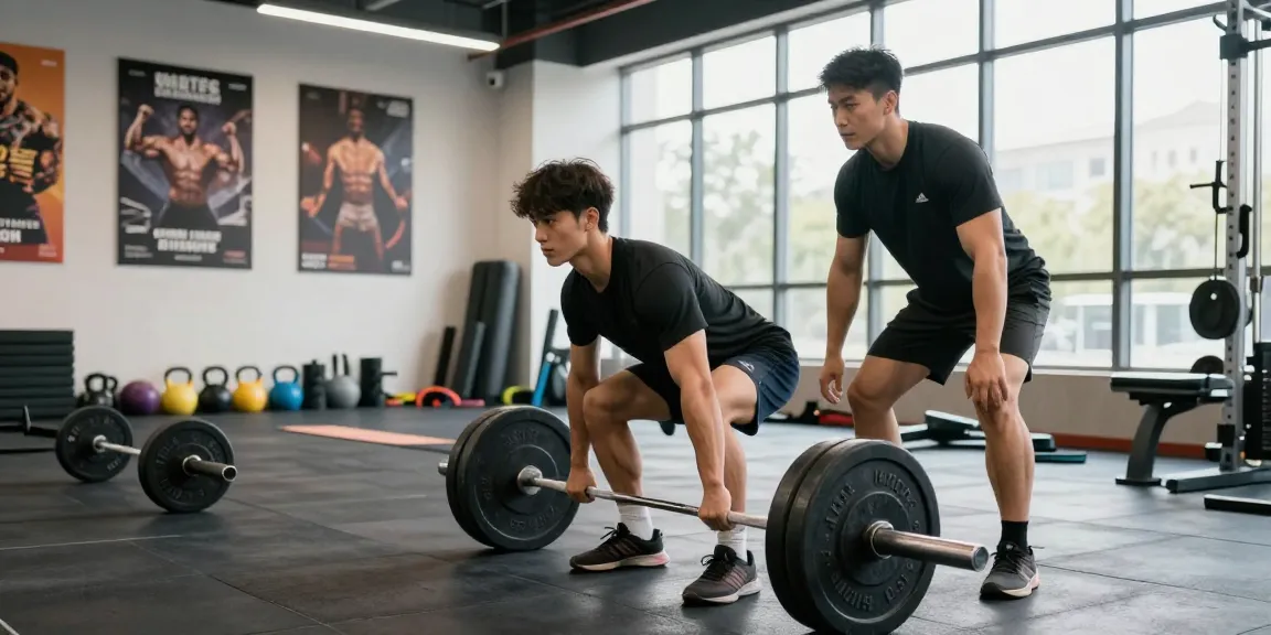 Strong male lifting weights at a gym showcasing Selliza Steroids for muscle growth and fitness.