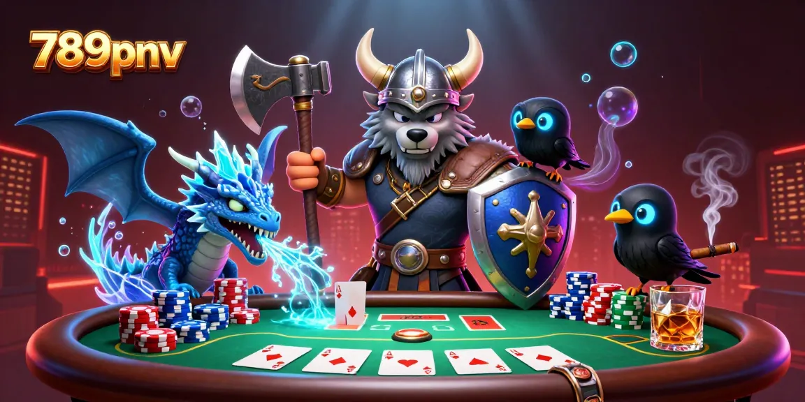 Engage in thrilling poker action with 789pnv's captivating characters and dynamic gaming elements.