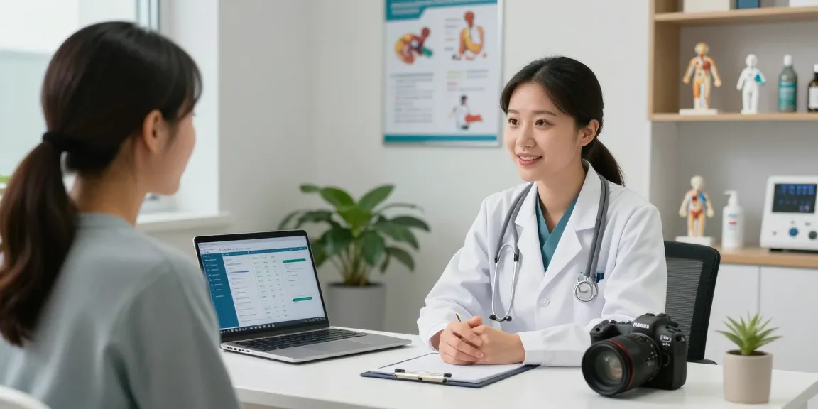 Patient consultation with healthcare professional at Deus Medical clinic promoting wellness
