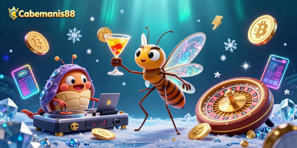 Play innovative casino games at Cabemanis88 with engaging characters and vibrant elements.