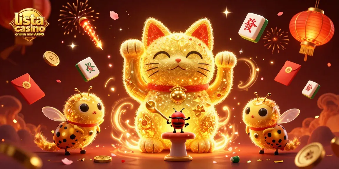 Scopri la lista casino online non AAMS con simboli di gioco e festosi elementi 3D.
