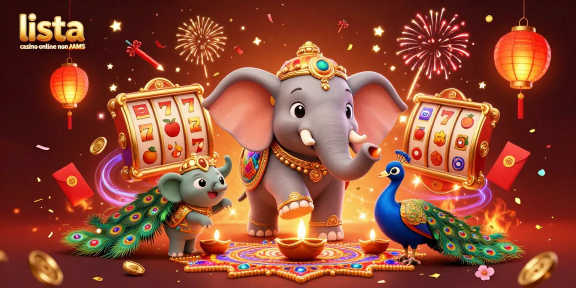 Gioca nei migliori casino online non AAMS con questa vivace e colorata illustrazione 3D.
