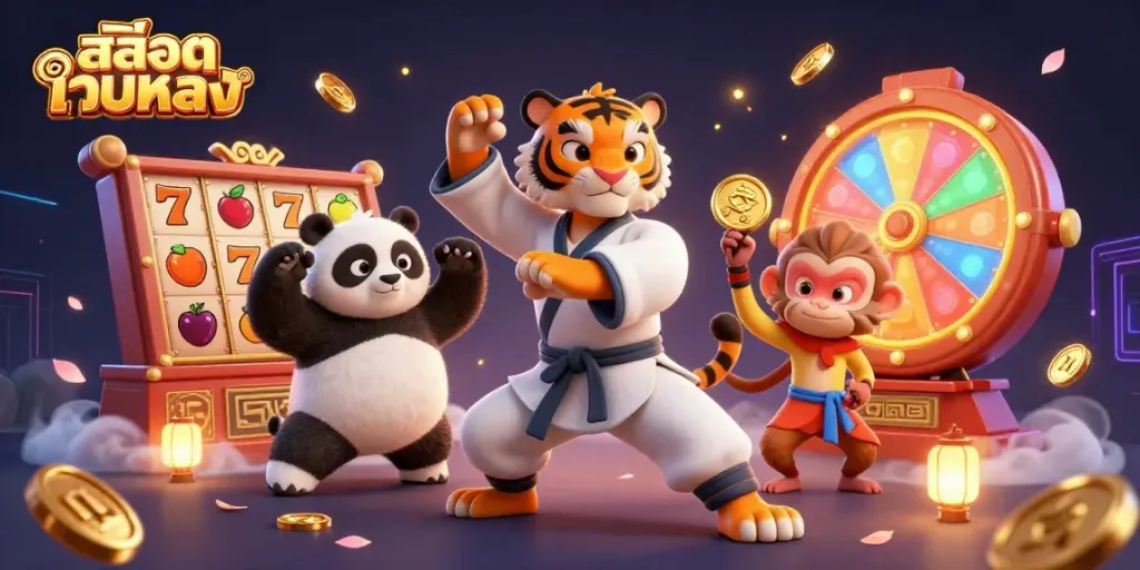 สล็อตเว็บตรง พร้อมกับสัตว์การ์ตูน 3 มิติที่น่าตื่นเต้นในคาสิโนออนไลน์