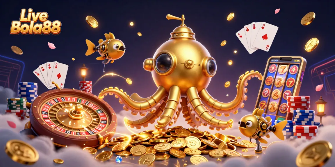 Join the action with Live Bola88 as you experience thrilling casino games amidst a sea of golden treasures!