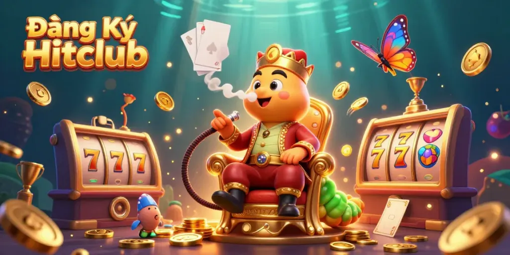 Experience the excitement with Đăng Ký Hitclub, featuring vibrant slot elements and rich character detail.