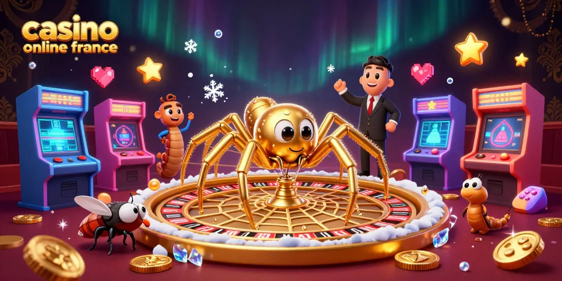 Placer des paris passionnants sur casino en ligne France avec une araignée et un croupier.