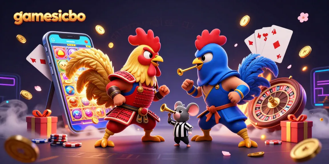 Engage with Sicbo excitement at gamesicbo through a dynamic rooster combat scene.