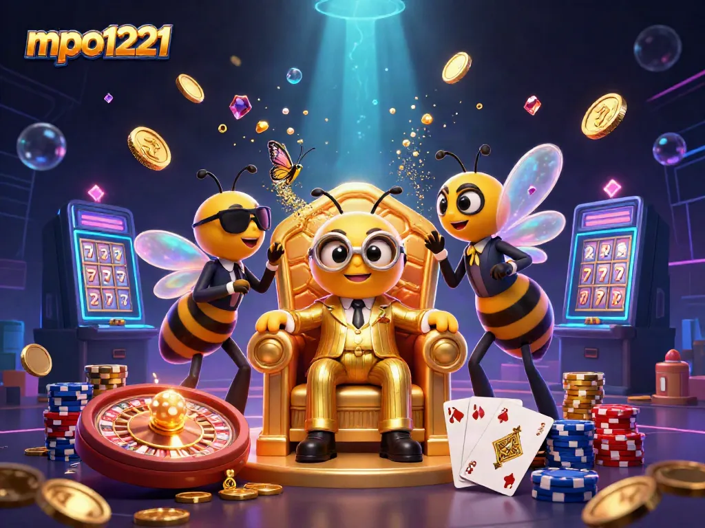 Engage with mpo1221 while enjoying cascading coins and vibrant slot machine action.