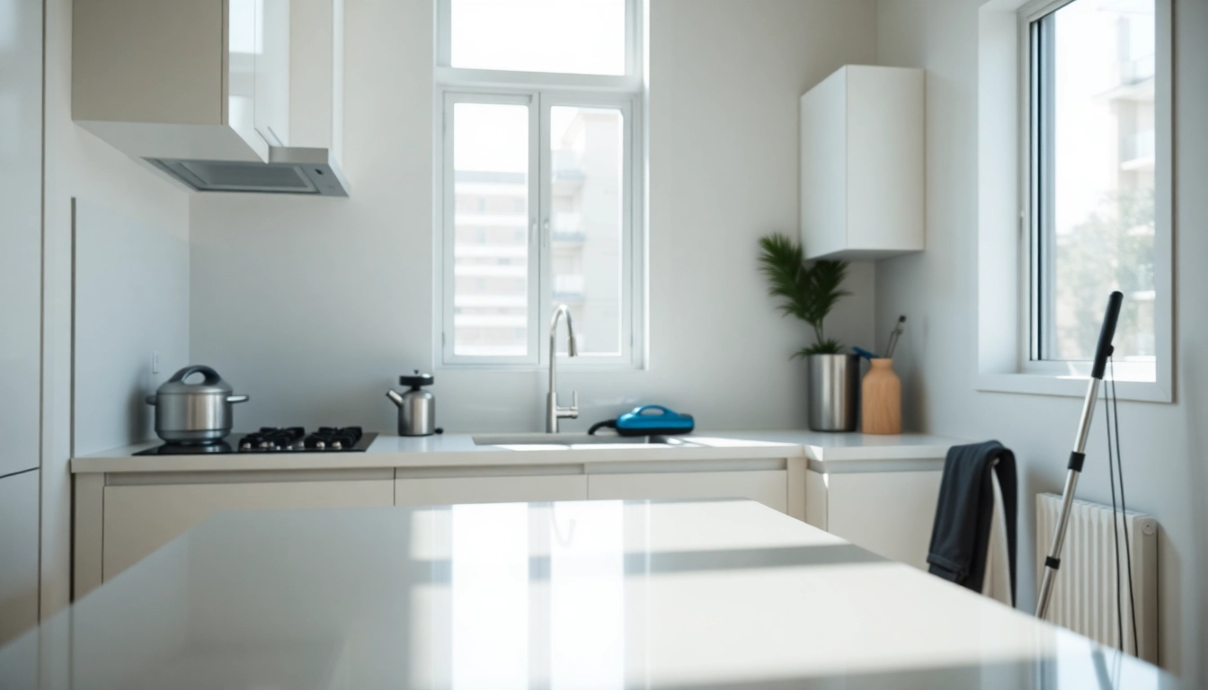 Expert bond cleaning Logan service enhancing cleanliness in an apartment kitchen.