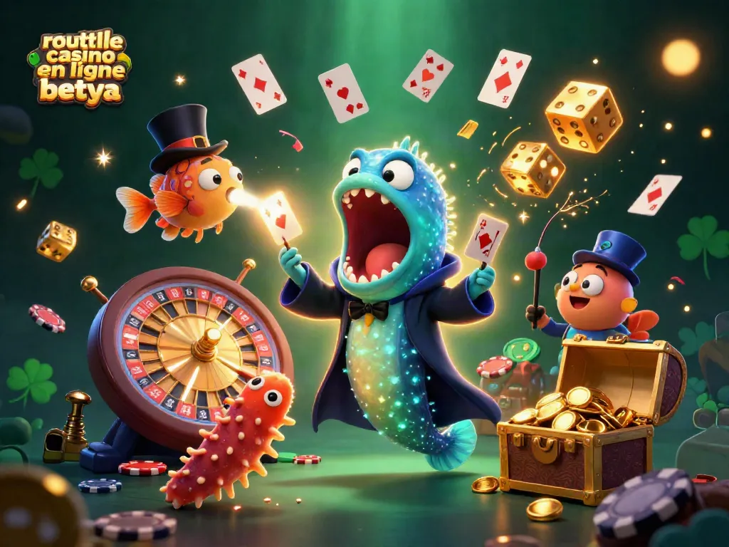 Experience thrilling gameplay at roulette casino en ligne betya with animated characters and casino elements.