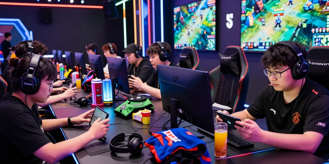 Exciting moment at the MANTRA88 online gaming tournament featuring diverse players engaged in competitive mobile gaming.