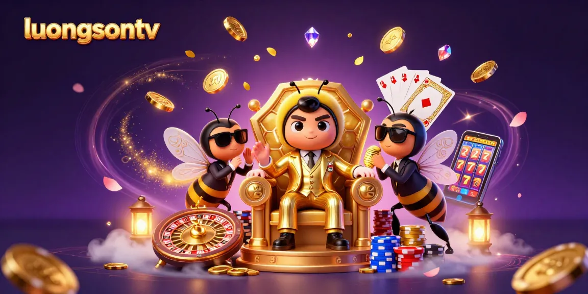 Experience the thrill of luongsontv as a bumblebee mob boss and allies celebrate wins amid vibrant casino action.