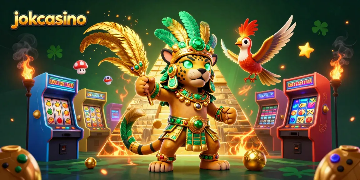 Experience exciting gameplay at jokacasino with vibrant slot reels and captivating 3D characters.