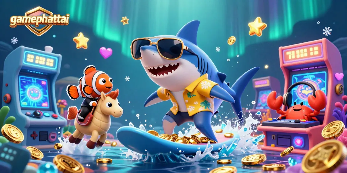 Experience the excitement of gamephattai while surfing on waves of gold coins with dynamic characters and gaming elements.