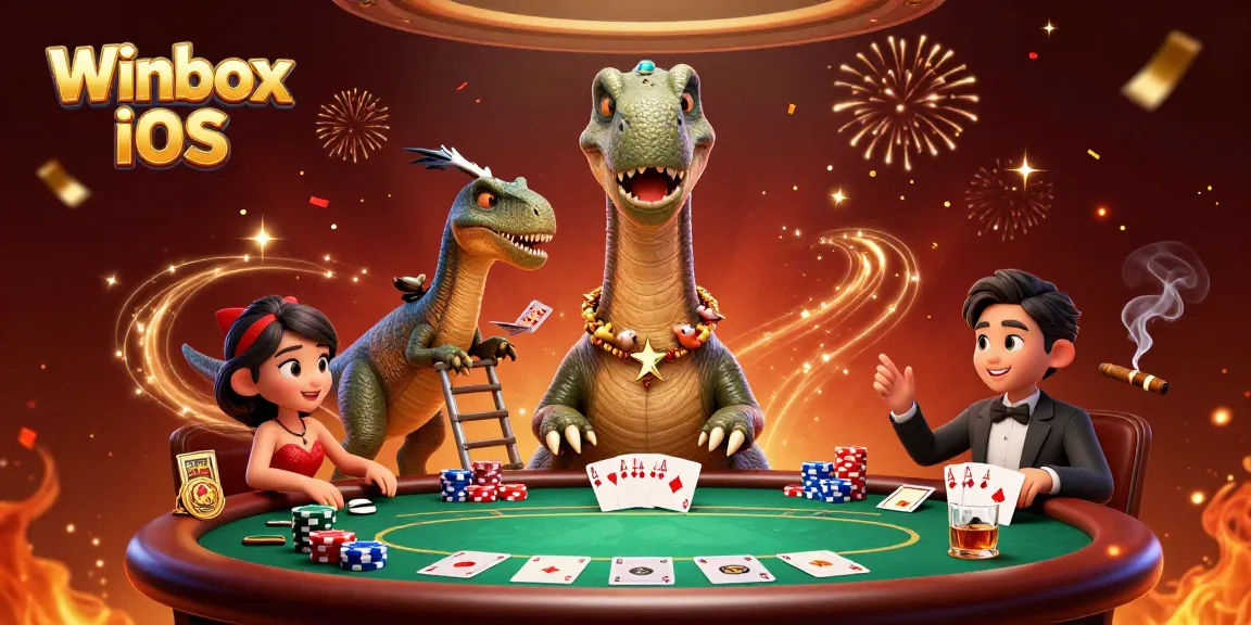 Winbox iOS brings mobile betting to life with fun characters and high-stakes poker action.