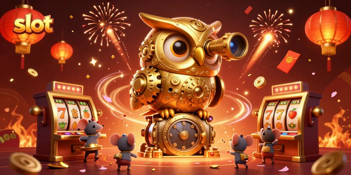 Menangkan permainan slot di kasino dengan simbol beruntung dan mesin slot yang menarik.