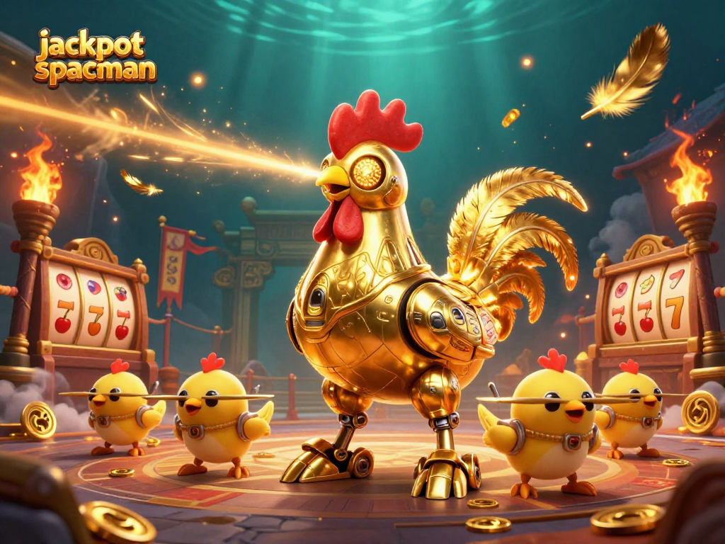 Experience jackpot spaceman in an ultra-detailed 3D scene filled with dynamic gambling elements.