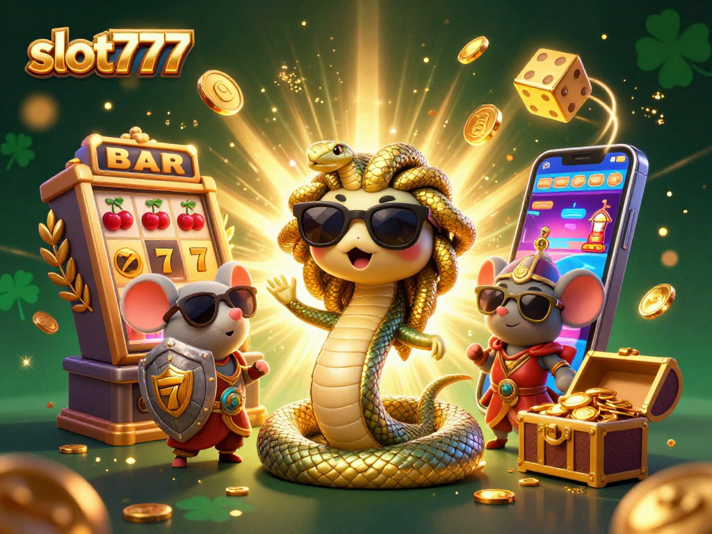 Spin and win at slot777 with captivating characters and jackpot excitement in a vibrant casino scene.