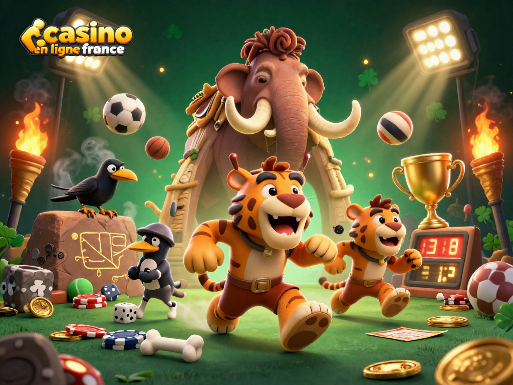Jouez au casino en ligne France avec des personnages animés dans un cadre ludique et dynamique.