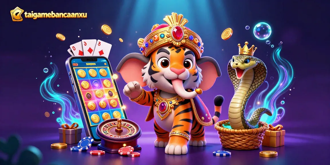 Engage in thrilling gaming adventures with taigamebancaanxu featuring vibrant casino elements.